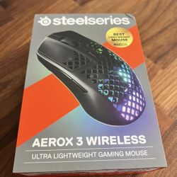  SteelSeries Aerox 3 Wireless Mouse Gaming. 