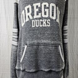 Oregon Ducks Grey And Whit Sweatshirt 