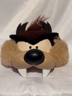 Vintage looney tunes Tazmanian devil snap back hat (1993 six flags)