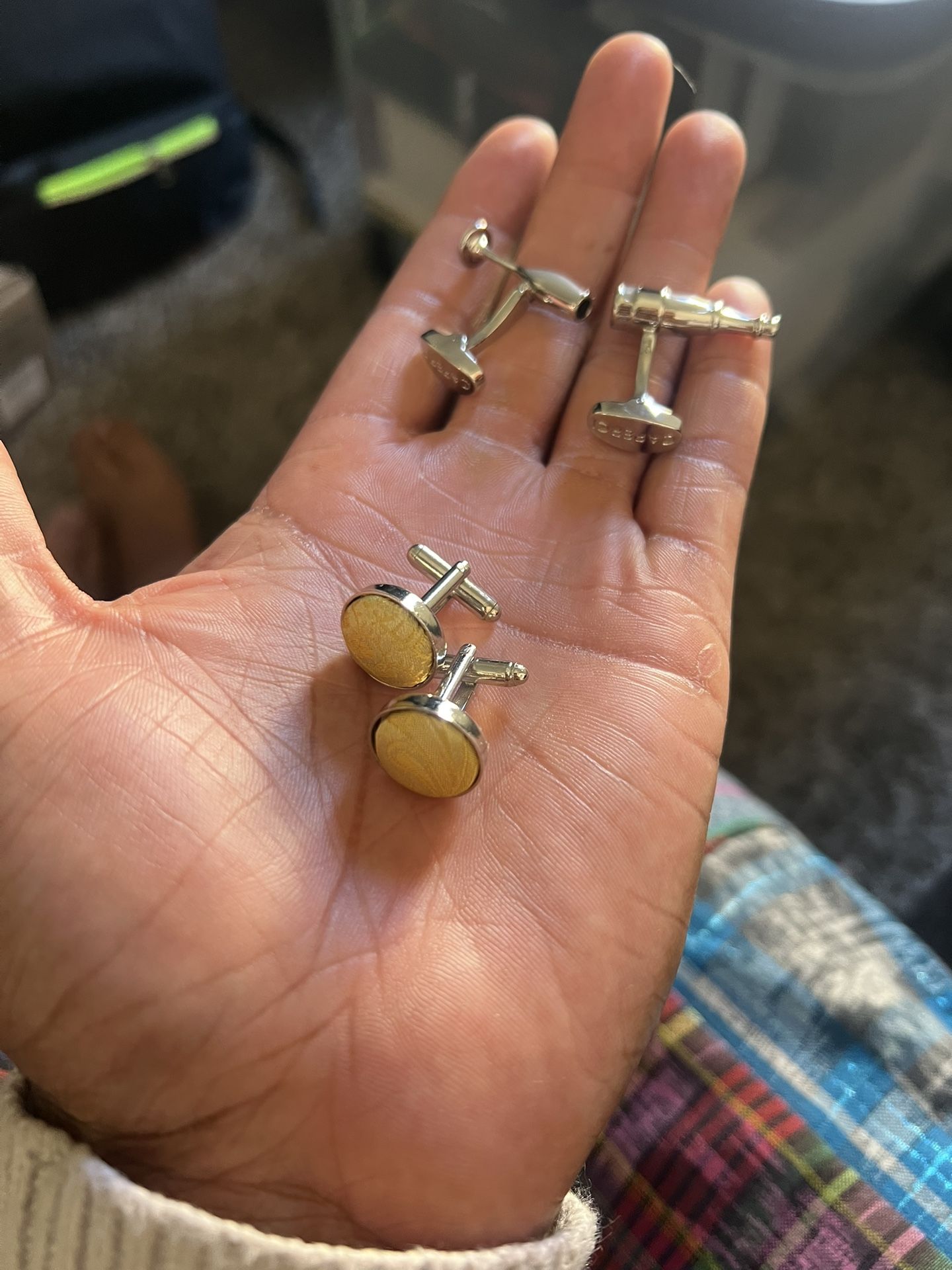 Two Pairs Of Cuff Links