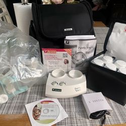 ALMEDA PURELY YOURS BREAST PUMP W/CARRYALL & AC ADAPTER