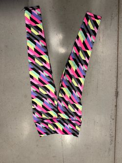 Multicolor Geometric Print Leggings