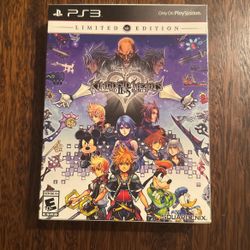 Kingdom Heart Limited Edition PS3 And PS4 Items And KH2.5 Game  