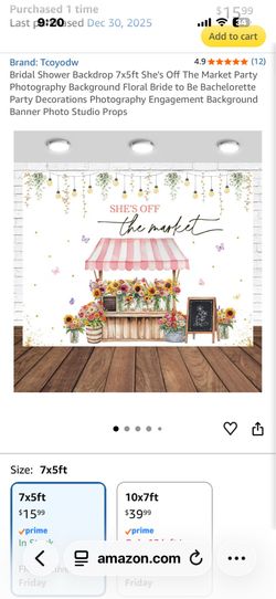 Off The Market Banner/Sign