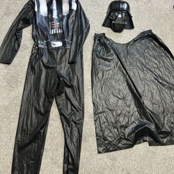 Boys Darth Vader Costume Size 10/12