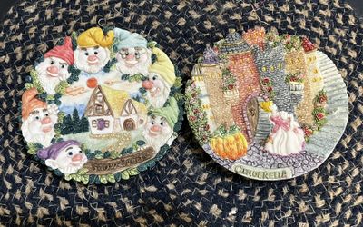Vintage Fairytale Tea Plates