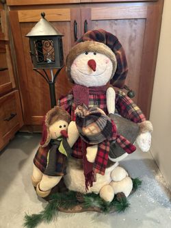 3 Foot Tall Snowman Decoration