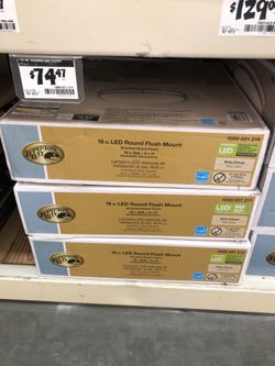 15 in led light flush mount