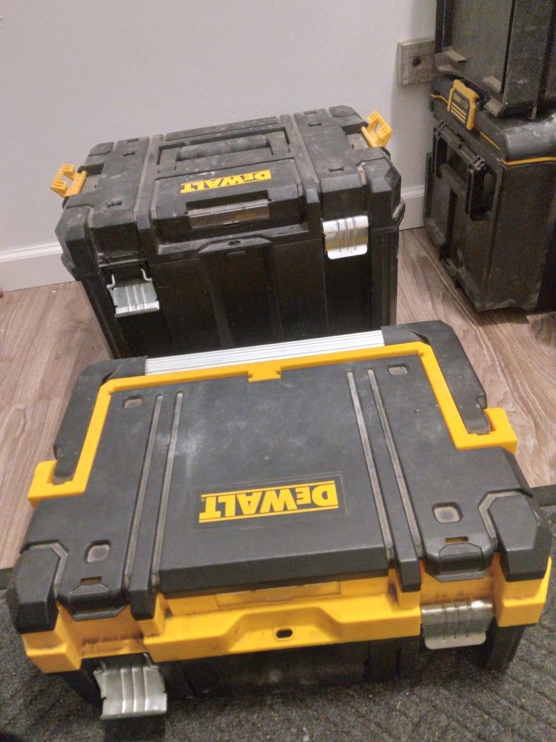 Dewalt Tstak Tool Boxes (Set Of 2)