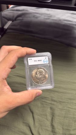 1974 Eisenhower Dollar ICG MS65