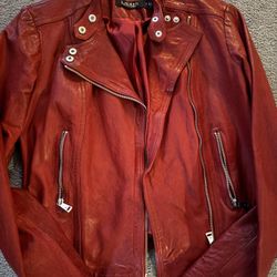 Lauren Moto Jacket (red Is Not Made Anymore) 