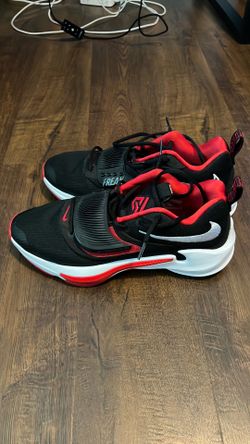 Nike Zoom Freak 3 Black Red-Size: US M 11