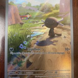 Pokemon Paldean Wooper 107/094 Phantasmal Flames Illustration Art Rare NM/M