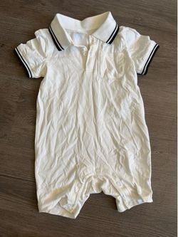 Baby boy white 6-9m