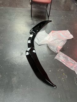 For Corvette C7  / GS Stage 2 2014-2019 Front Bumper Lip Spoiler Splitter Black