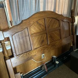 Head board with bed frame