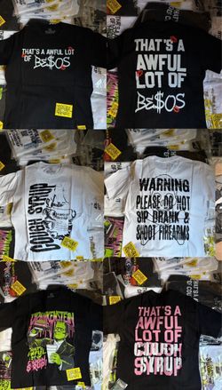 That’s a awful lot of cough syrup Alocs shirts