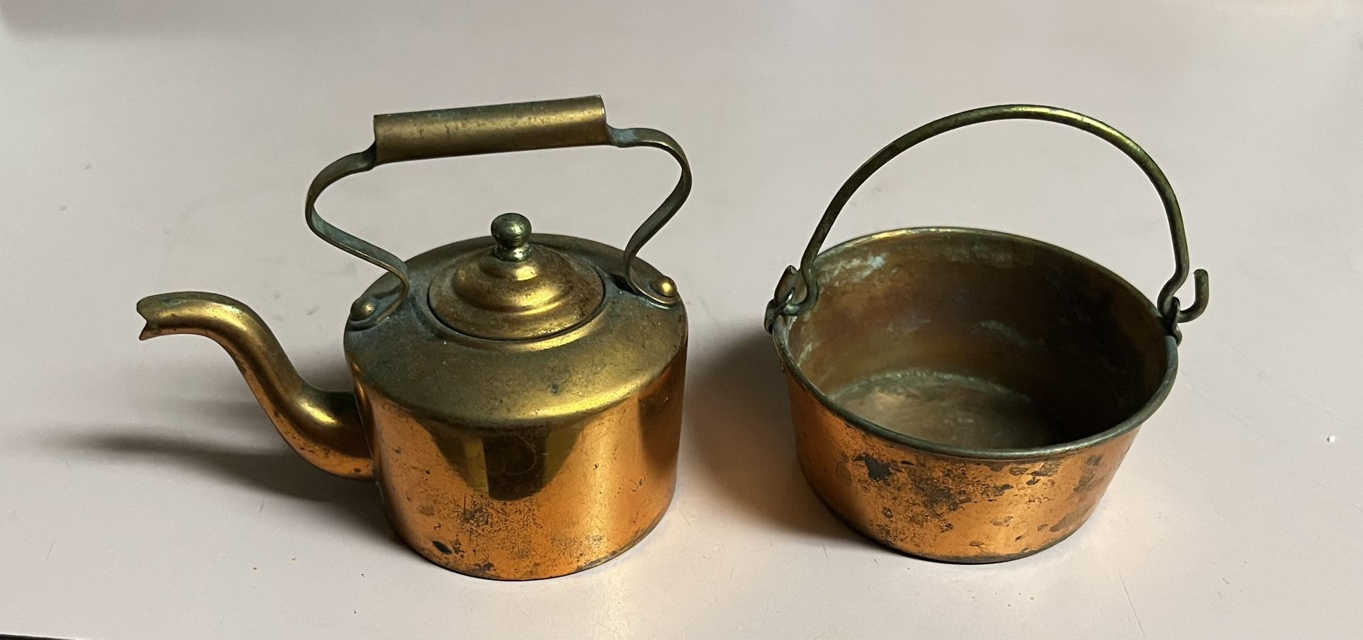 Miniature Peerage Tea Kettle And Pot