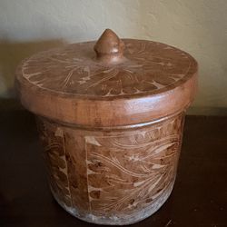 Vintage Indonesian Sasak Canister