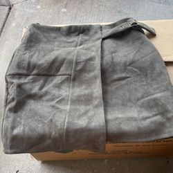 Suede Skirt 