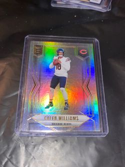 2025 Caleb Williams Donruss elite football card