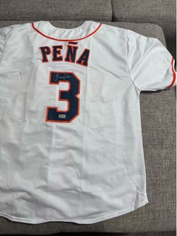 Jeremy Pena Signed Autograph Custom Jersey - Beckett Coa - Houston Astros