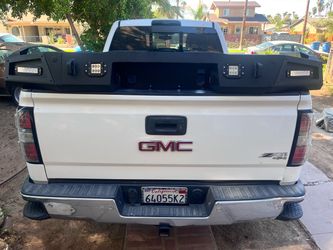 Heavy Duty Rear Truck Bumpers For 2014-2018 Chevy Silverado 1500 & GMC Sierra 1500 | Yzona