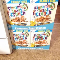 2 Full Cases Of Cinnamon Toast Crunch With 25th Anniversary Pokemon Cards $250