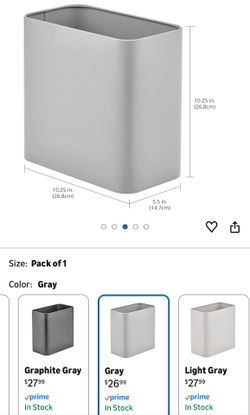 Metal Trash Can