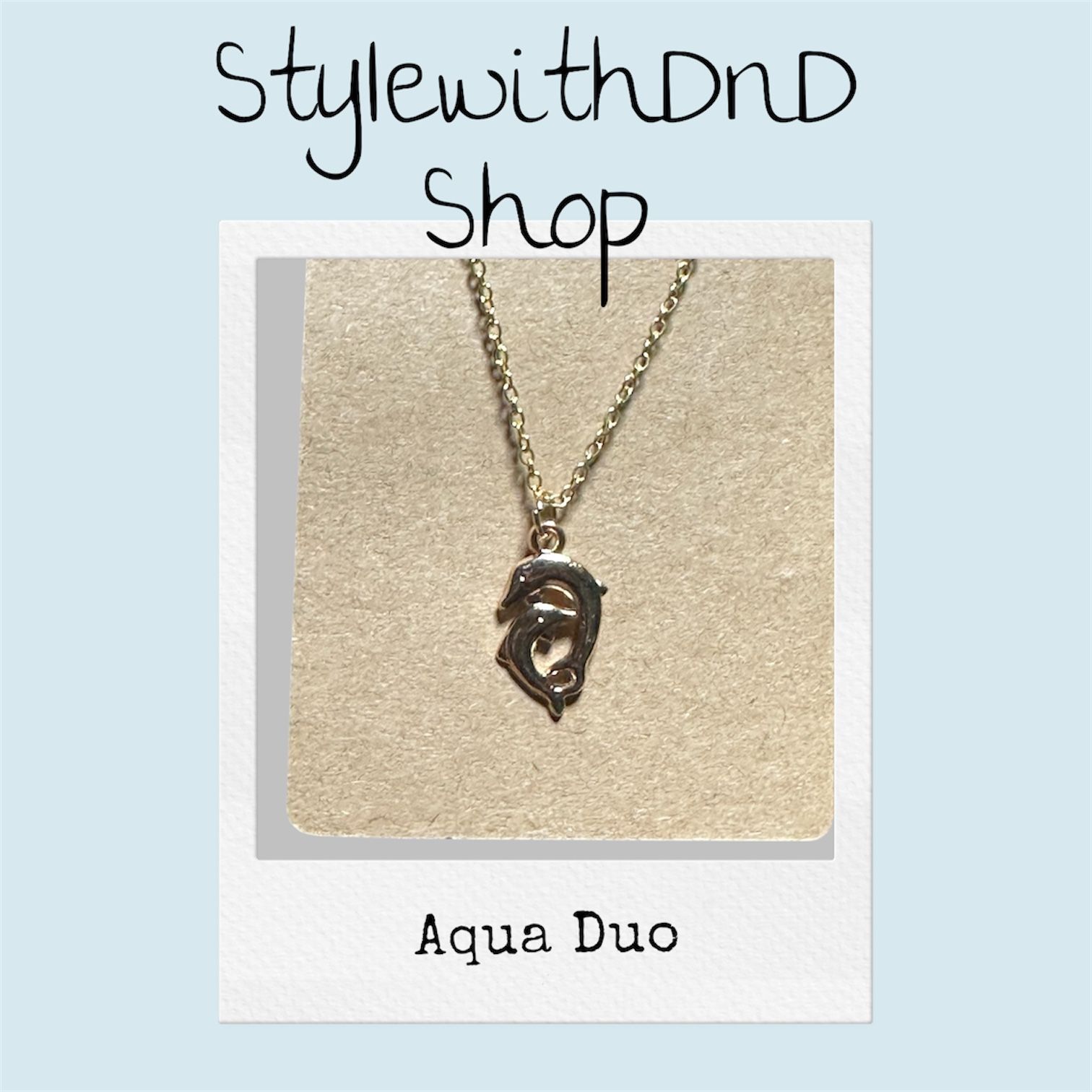 Aqua Duo Necklace