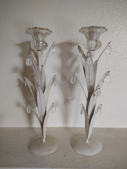 Set of candle holders 