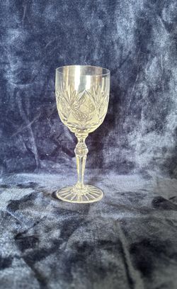 HAND CUT GOBLET CRYSTAL (6)