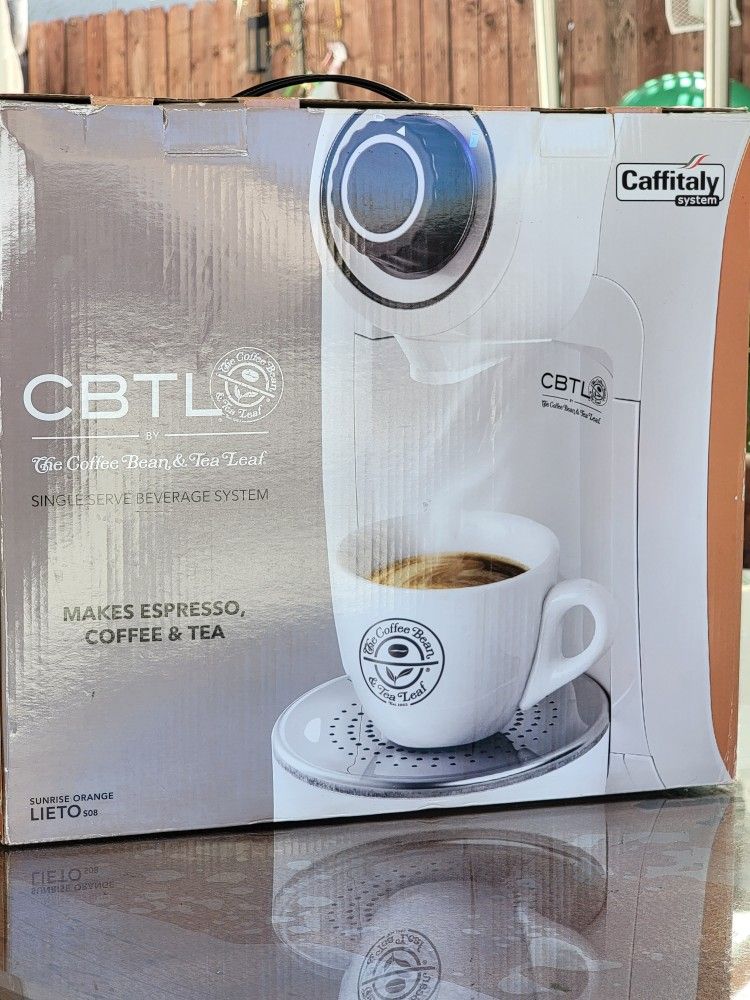 Cbtl Single Serve Coffee Espresso Tea Maker Orange