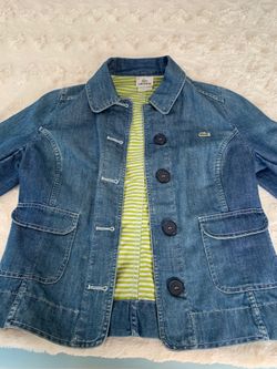 Lacoste denim jacket size 36