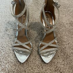 Silver Pumps
