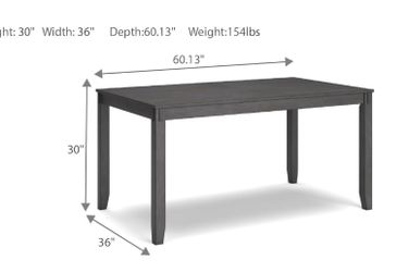 Grey Table - NEEDS TO GO - Ashley Furniture - Barely Used