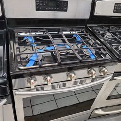 Samsung Stove Range Gas 5 Burners Stainless Steel