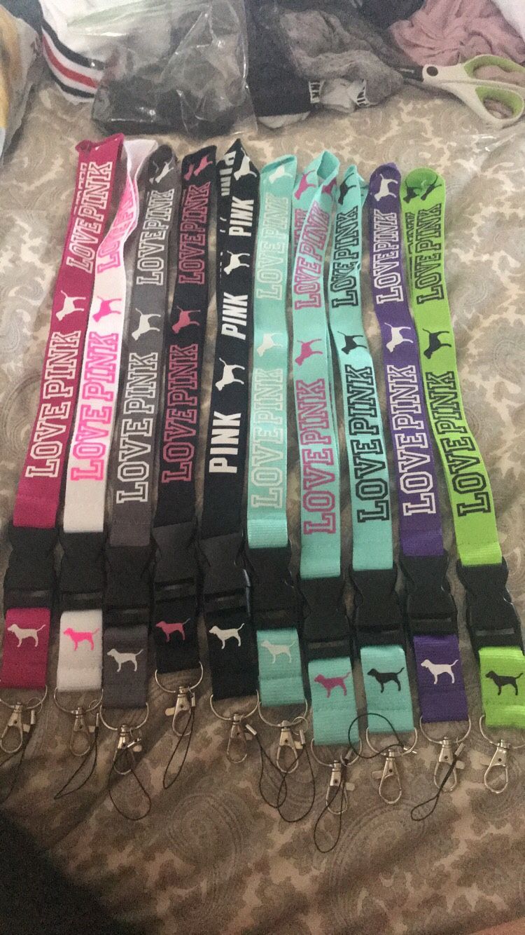 VS PINK keychain lanyard