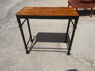 Industrial Pipe Frame Console / Side Table