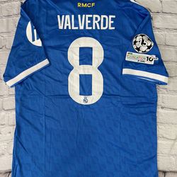 Valverde Jersey Real Madrid Third Size 2XL