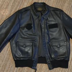 USAF Air Force A-2 Leather Flight Jacket