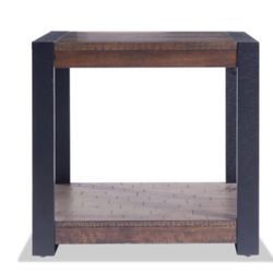 Carson Black And Brown End Table