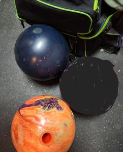 3 Bowling balls and 2 bags