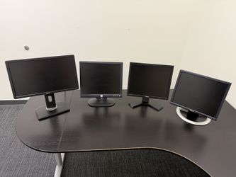 4 Dell Monitors (Widescreen + Retro Square) - Individual or Bundle