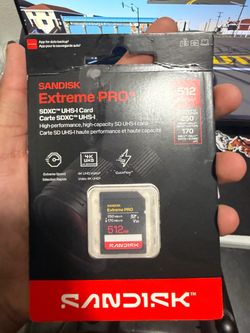 Sandisk extreme pro 512gb