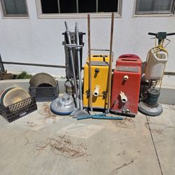 Complete Lot – Commercial Carpet & Floor Cleaning / Polishing Equipment