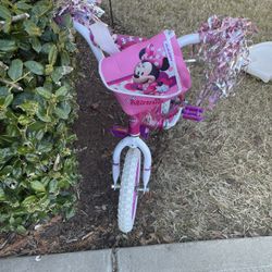 Girls Toddler Mini Mouse Bike 