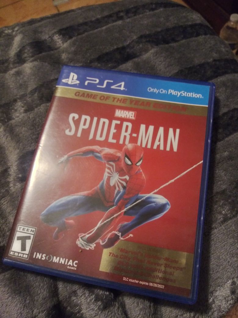 Spider-man Game of the Year Edition PS4