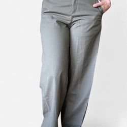 Green Uniqlo Wide Leg Pants XS