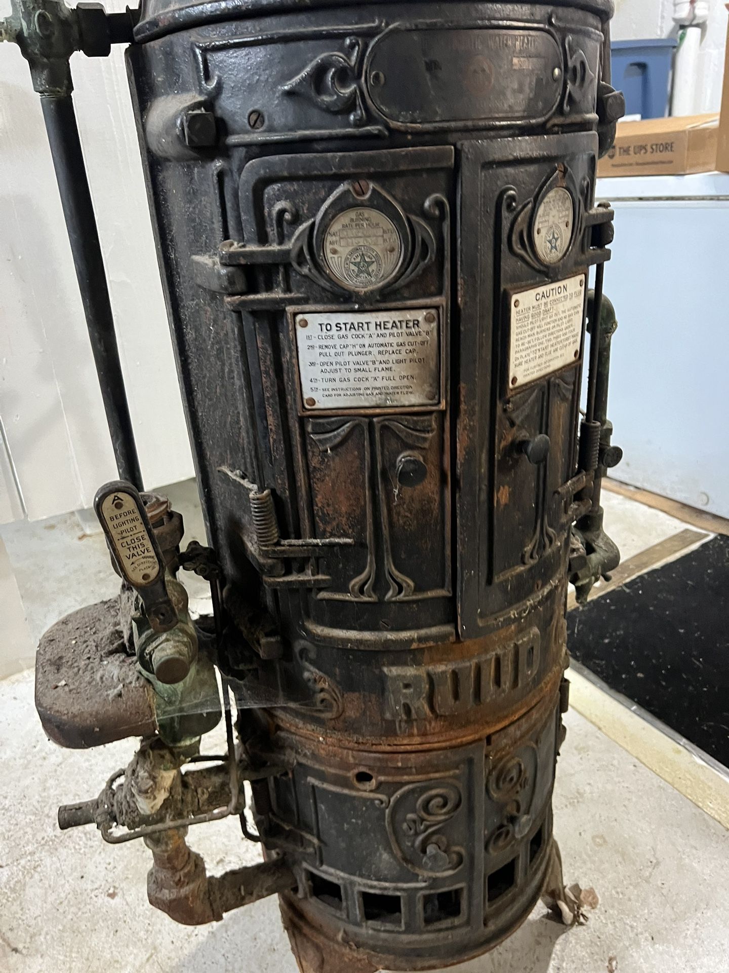 Antique hot water Heater